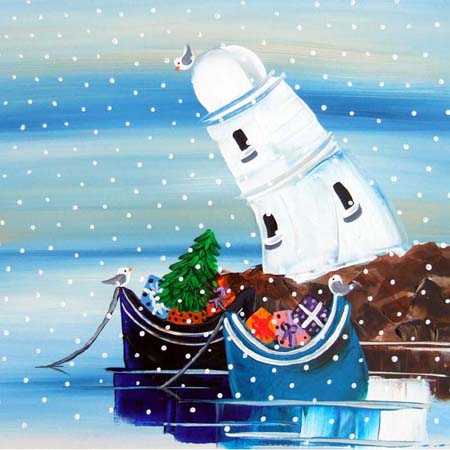 Taking Christmas to the Lighthouse